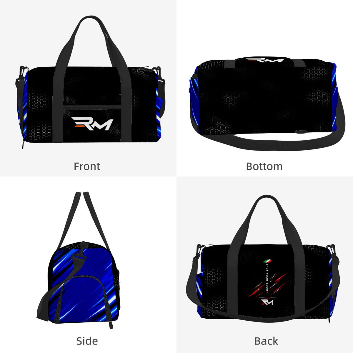 RM Ride Mood Performance Gym Bag – Atomic Blue