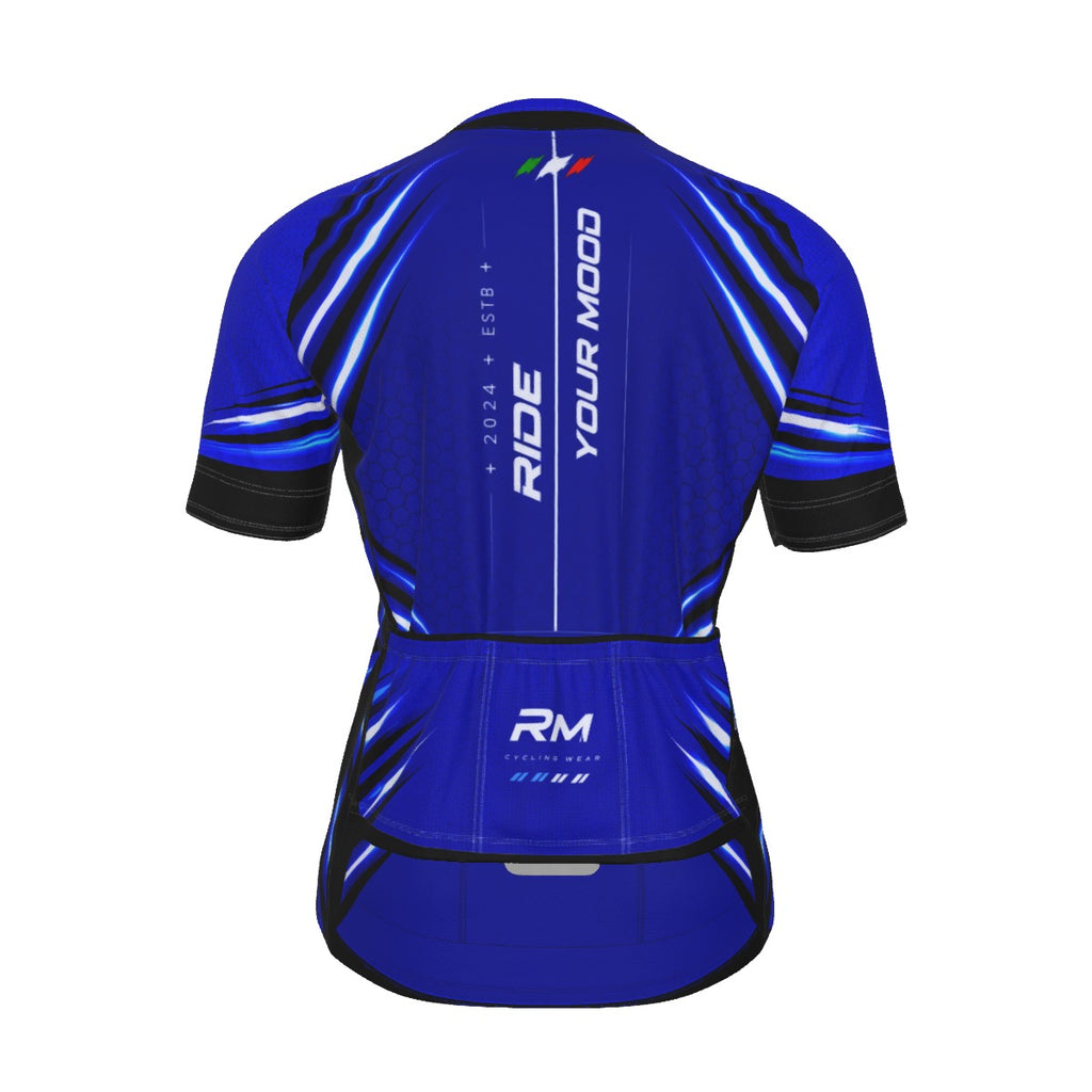 RM RIGHT HARD – Men’s Performance Cycling Jersey | Atomic Blue