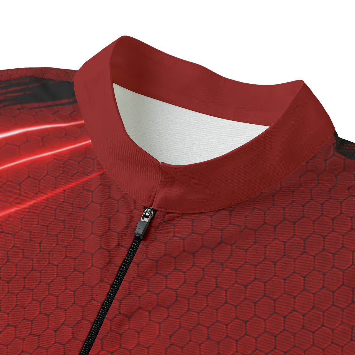 RM RIGHT HARD ZIP – Men's Performance Cycling T-Shirt | Red