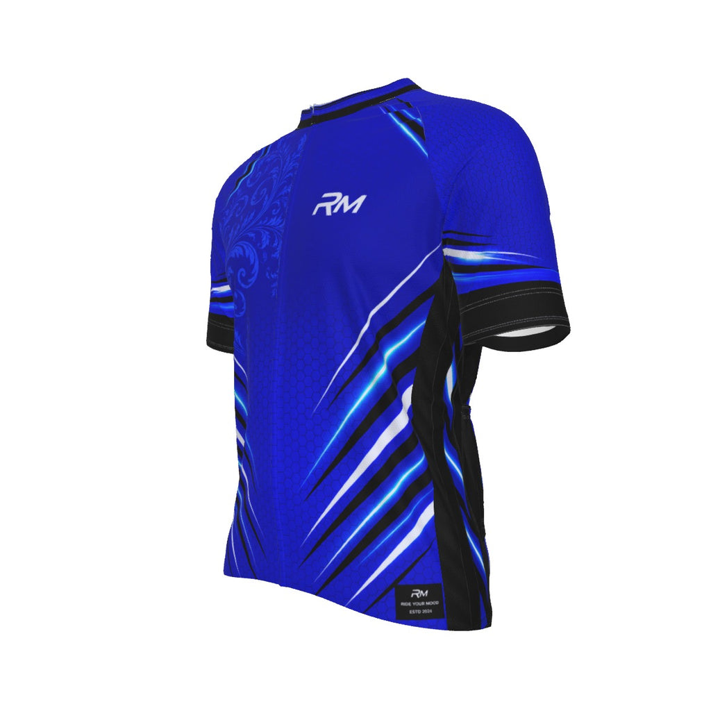 RM RIGHT HARD – Men’s Performance Cycling Jersey | Atomic Blue