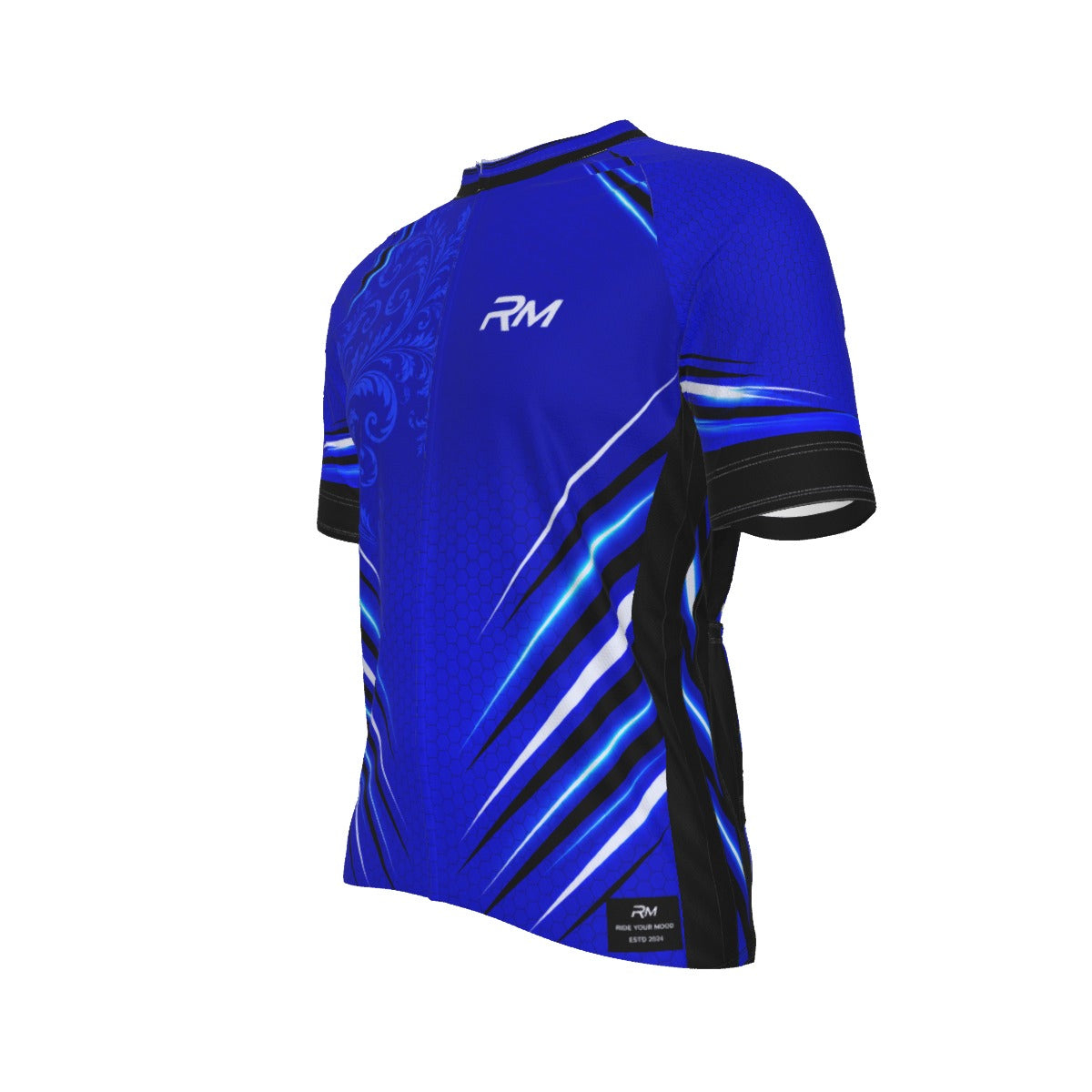 RM RIGHT HARD – Men’s Performance Cycling Jersey | Atomic Blue