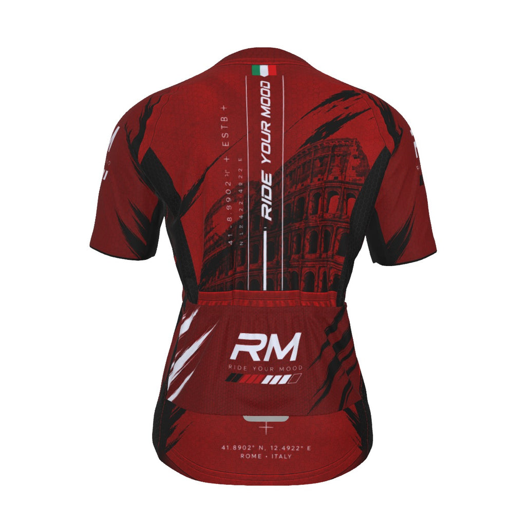 RM RIGHT HARD – Men’s Performance Cycling Jersey | Red