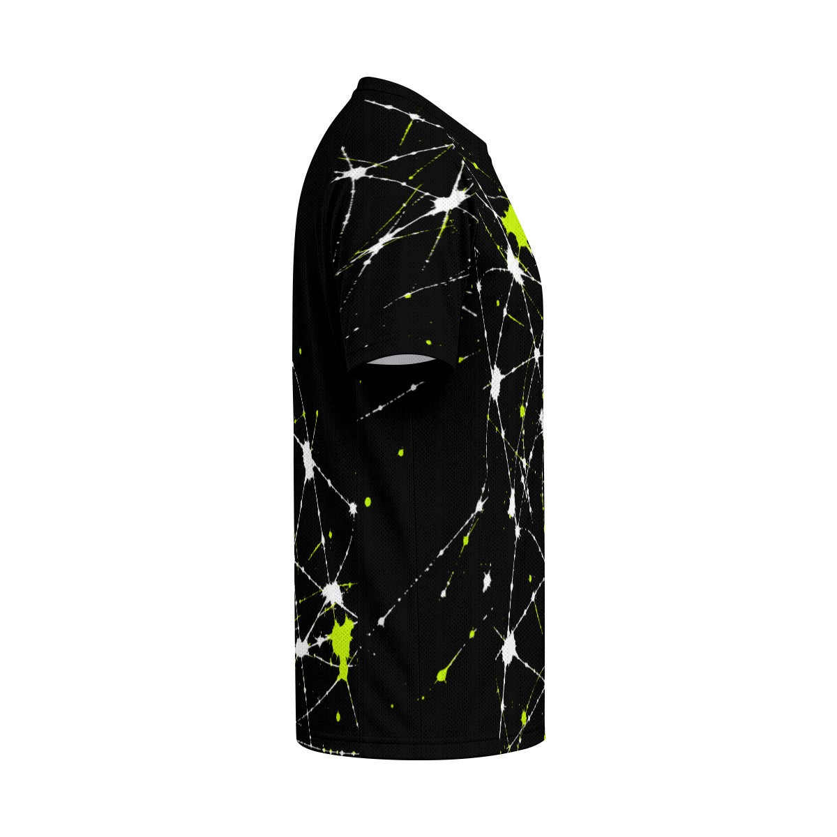 RM PADEL – SHATTER Carbon Black / Mint Lime | Technical Performance Jersey