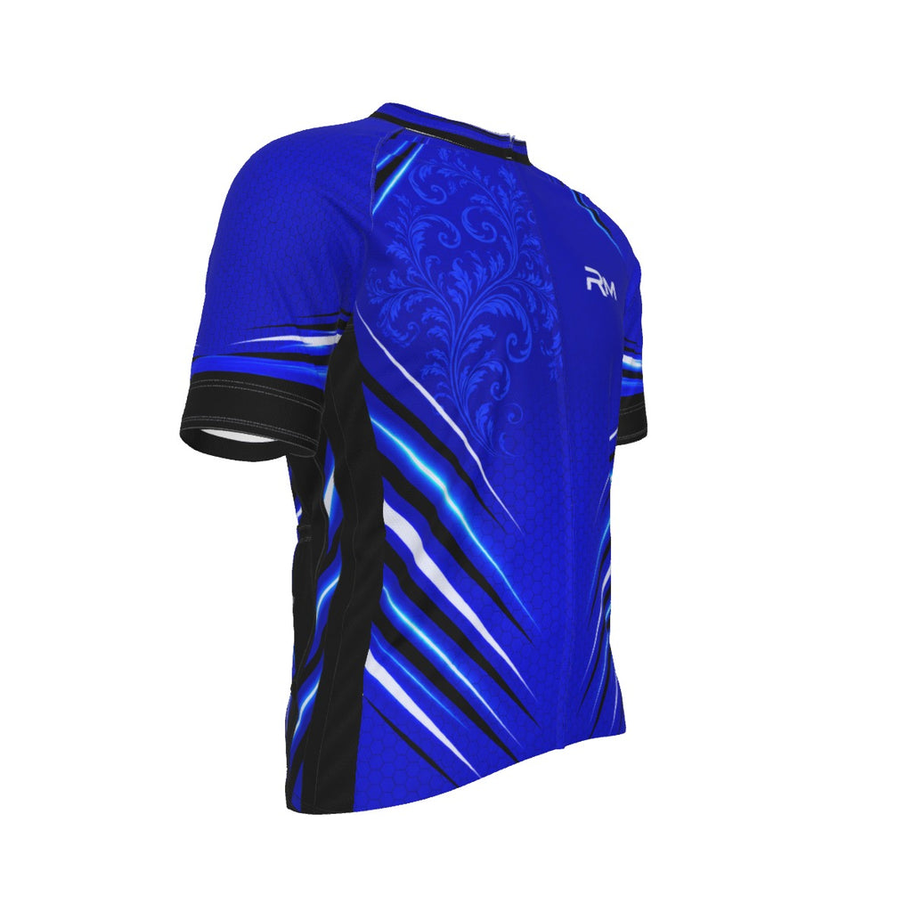 RM RIGHT HARD – Men’s Performance Cycling Jersey | Atomic Blue