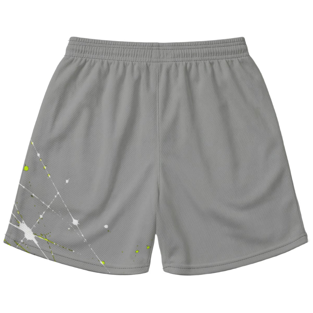 RM PADEL – SHATTER Carbon Grey / Mint Lime | Performance Shorts