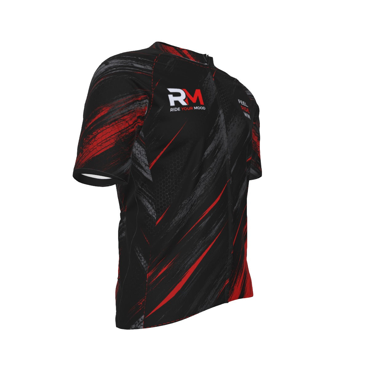RM RIGHT HARD – Men’s Performance Cycling Jersey | Black