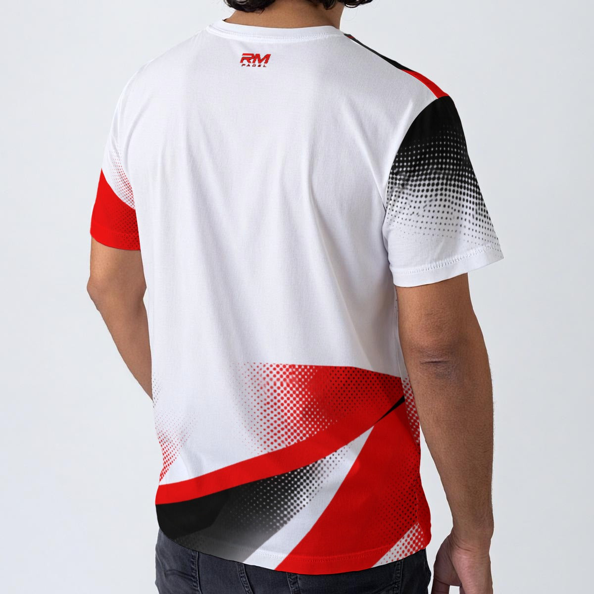 RM PADEL – RED IMPACT | Graphic Cotton T-Shirt