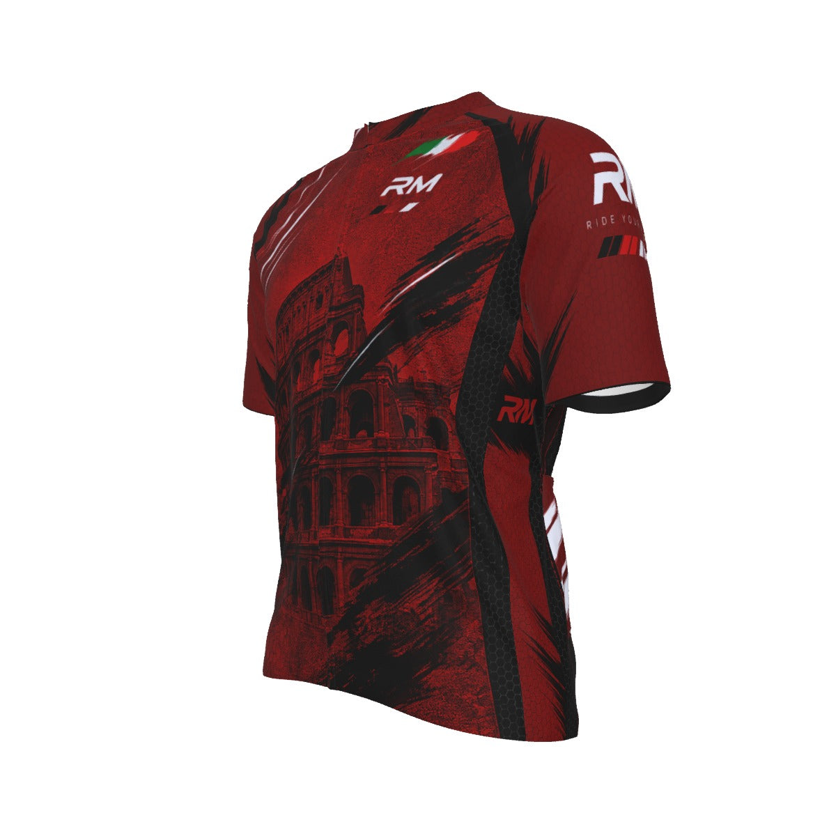 RM RIGHT HARD – Men’s Performance Cycling Jersey | Red