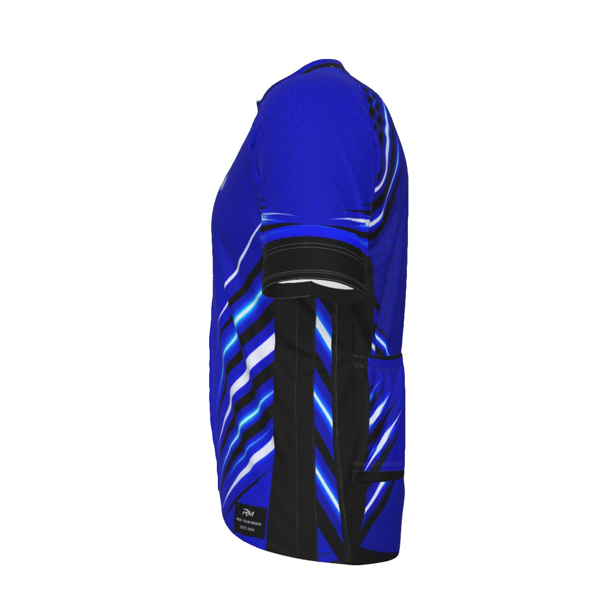 RM RIGHT HARD – Men’s Performance Cycling Jersey | Atomic Blue