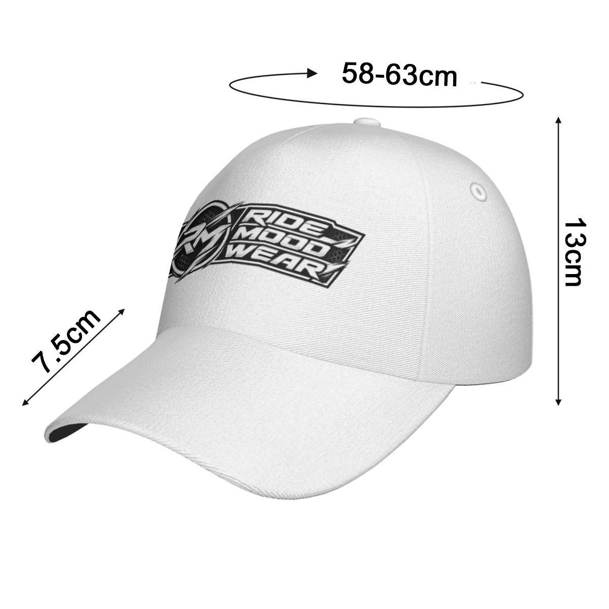 RM Ride Mood Wear – Performance Cap / White