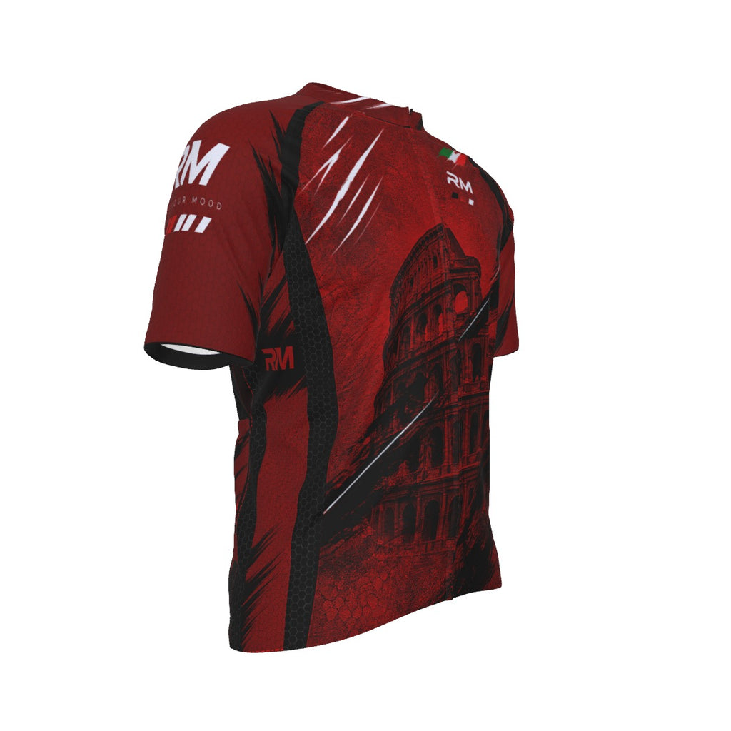 RM RIGHT HARD – Men’s Performance Cycling Jersey | Red