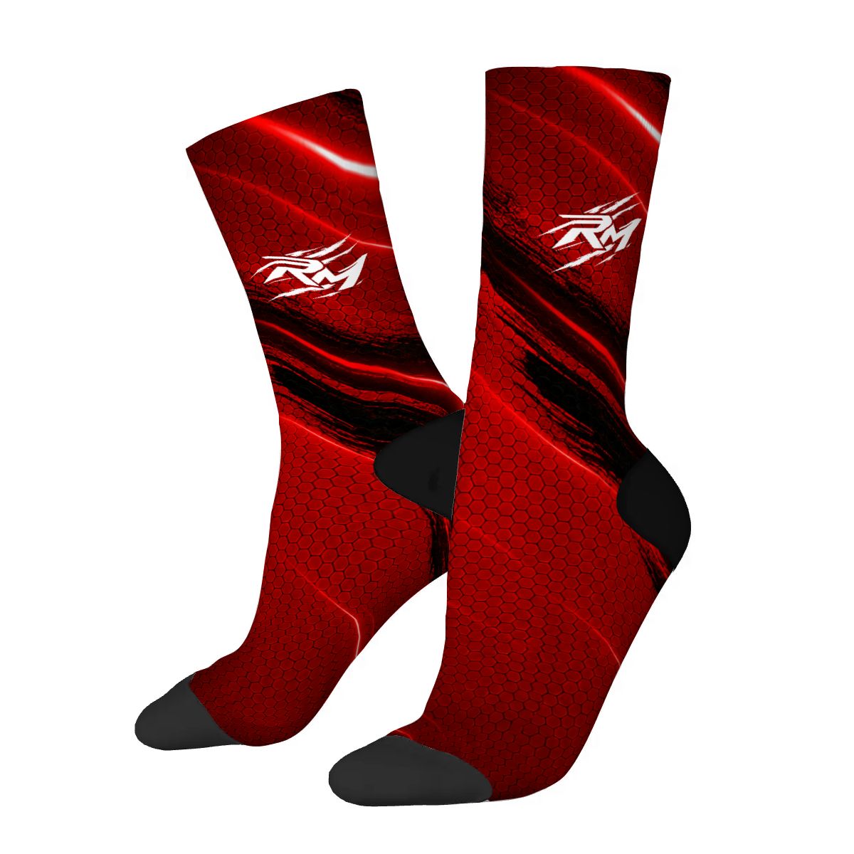 RM Red – Performance Crew Socks