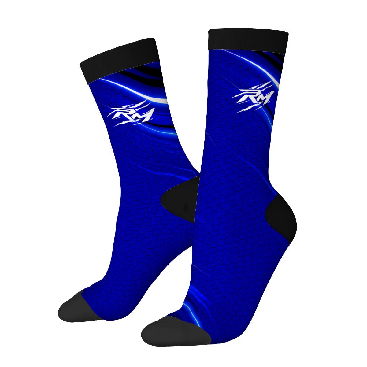 RM Atomic Blue – Performance Crew Socks