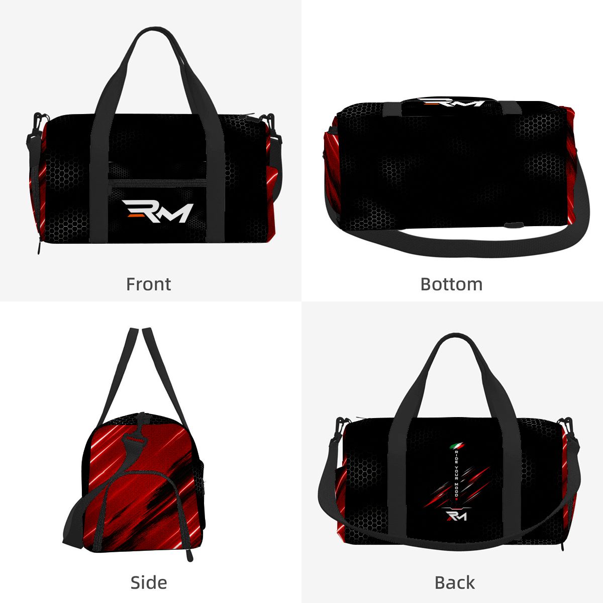 RM Ride Mood Performance Gym Bag – Red