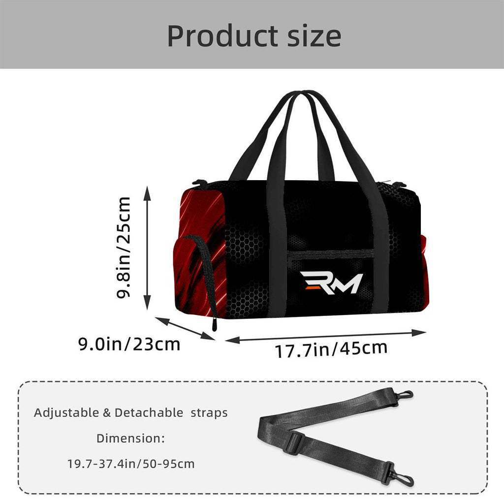 RM Ride Mood Performance Gym Bag – Red