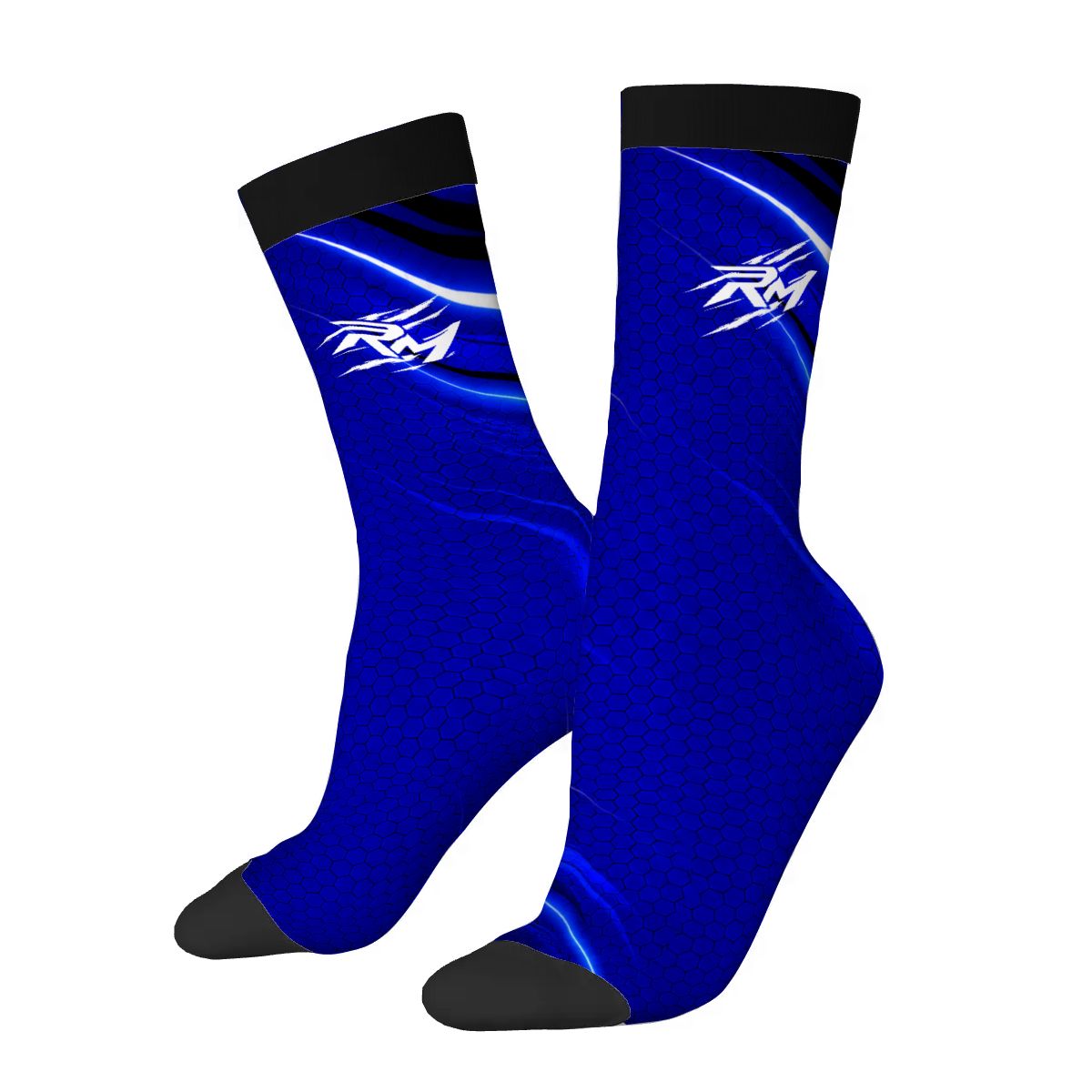 RM Atomic Blue – Performance Crew Socks