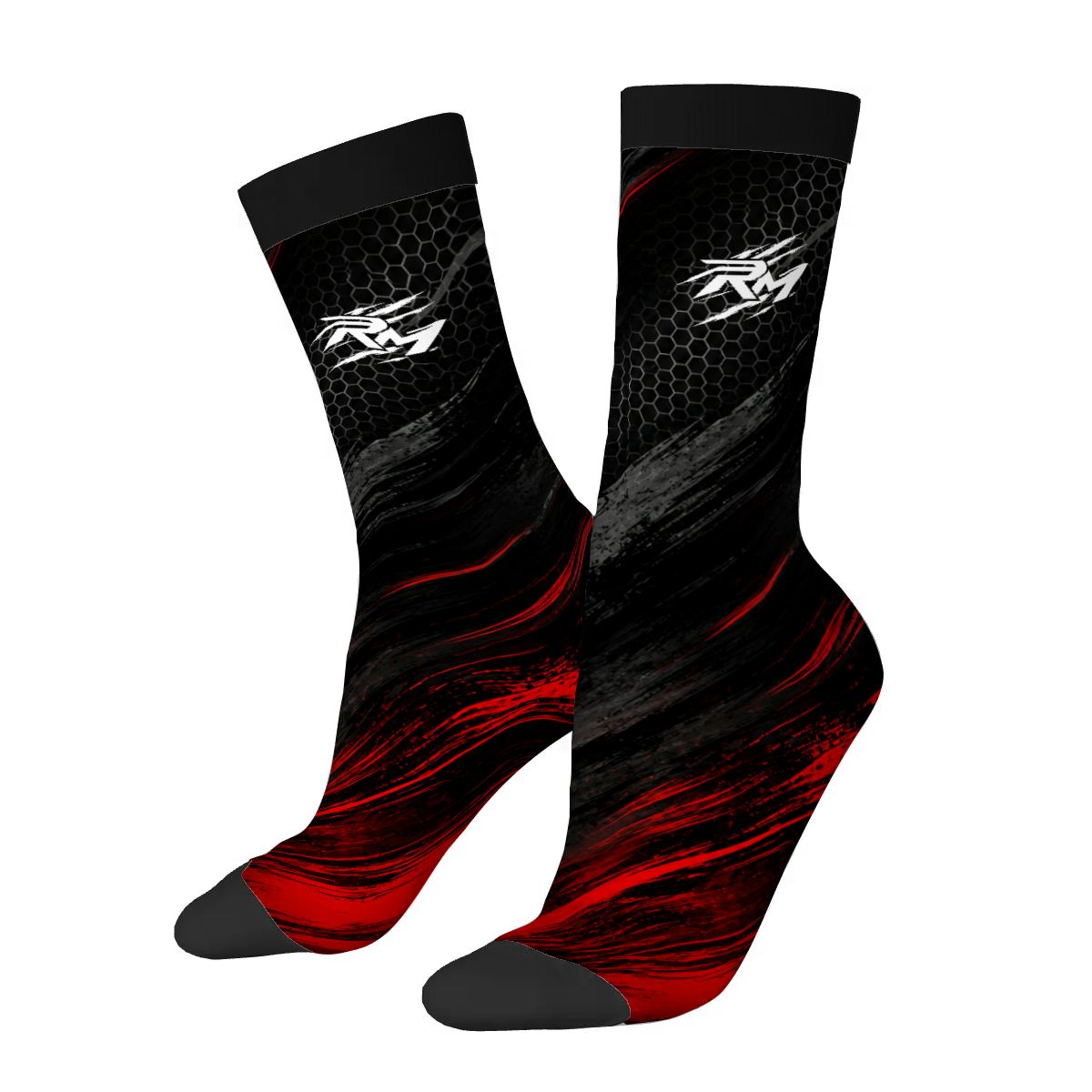 RM Black – Performance Crew Socks